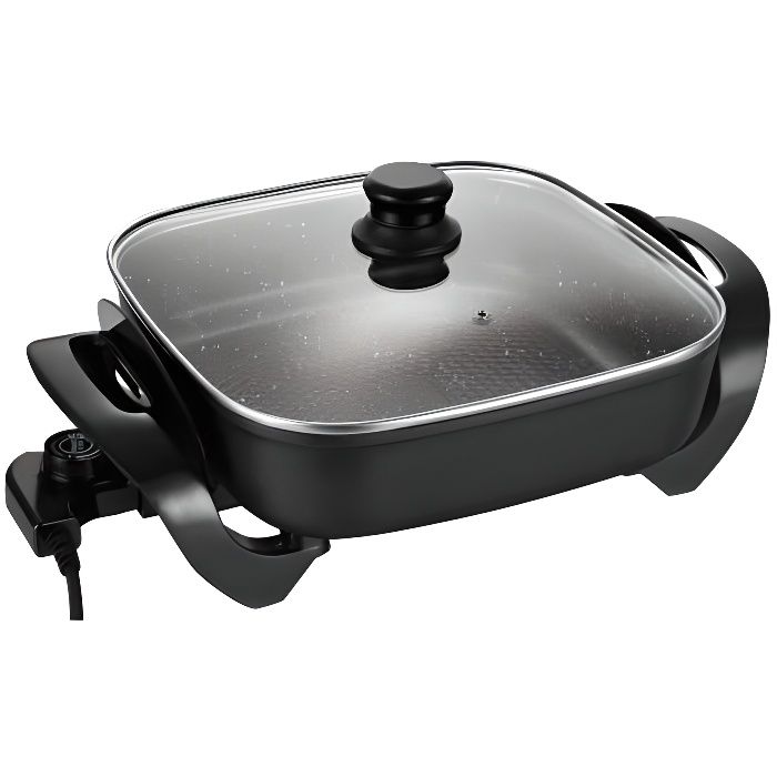 Haussmann Héritage® cuiseur muitifonction electric 30cm Revétement façon pierre HM-E3030C