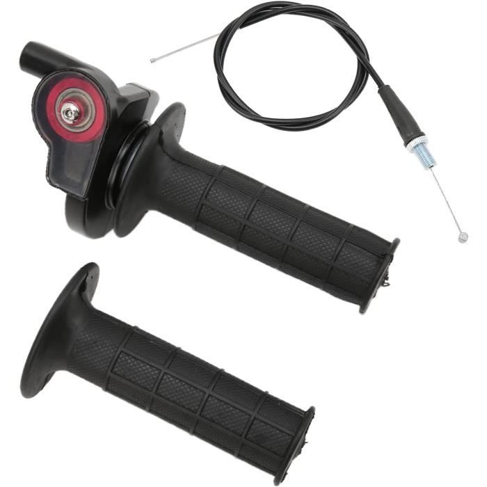 Keenso Poignée d'accélérateur 1 Paire 3 Fils Vélo Électrique Universel Scooter Vitesse pour Guidon 22.5mm-Pouce Accélérateur