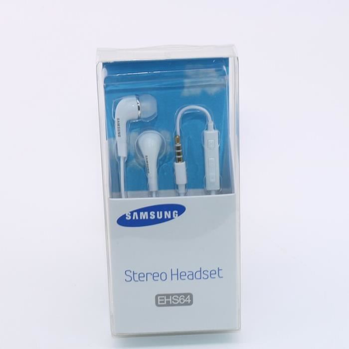 Écouteurs intra-auriculaires filaires avec Microphone, Support de contrôleur filaire, 3.5mm, pour Samsung, EHS64, [06A71B3]