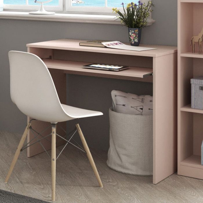 Bureau Avec Tablette Coulissante Rose Deskou Rose Bois L 90 X L 54 X H 79 Cm Bureau Achat Vente Bureau Bureau Avec Tablette Soldes Sur Cdiscount Des Le 20 Janvier Cdiscount