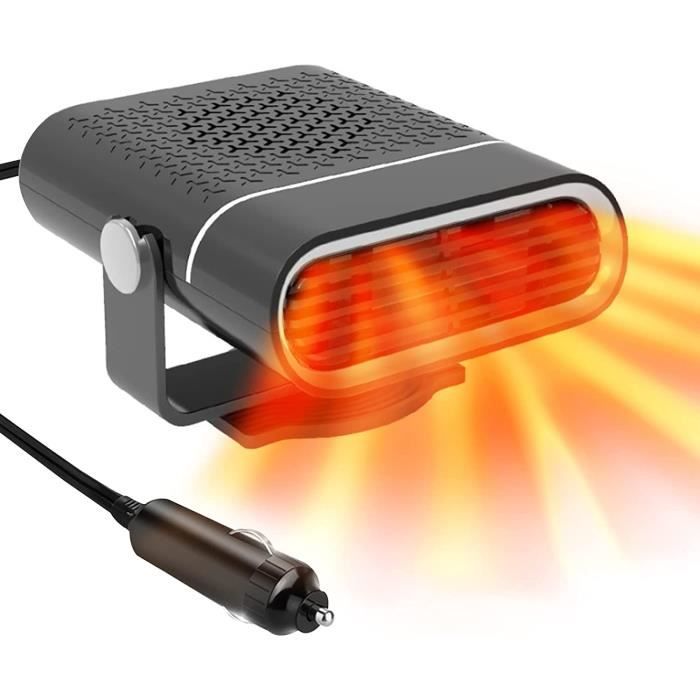LSLJS Chauffage De Voiture Portable 12v Chauffage Et Dégivreur De Voiture Qui Se Branche Sur Cigarettes Allume-Cigare Réglage à 360 Degrés Et Extensible, Autres Accessoires Extérieurs