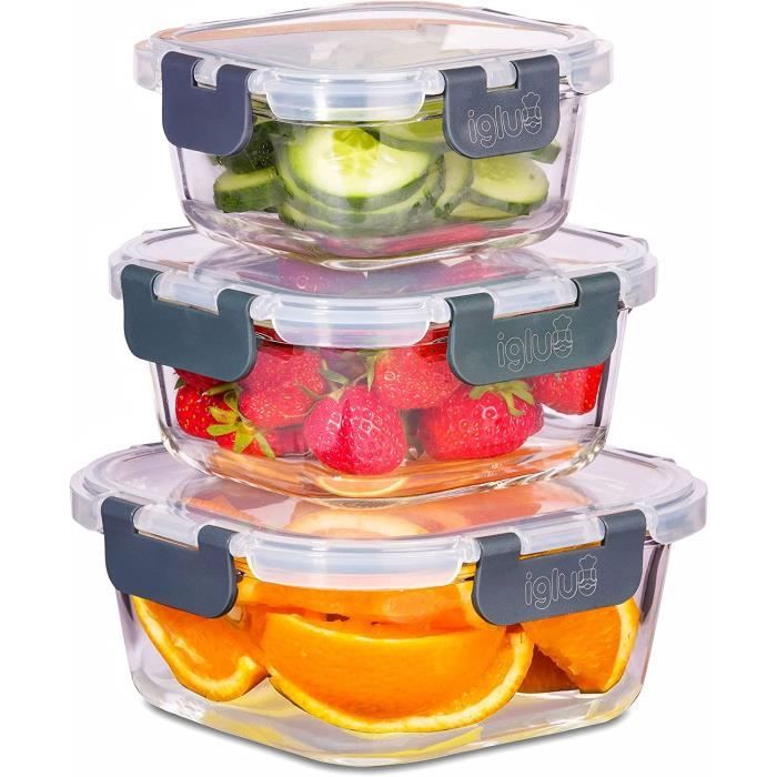 Ensemble de 3 boîtes métalliques roses Harmony Tupperware - France