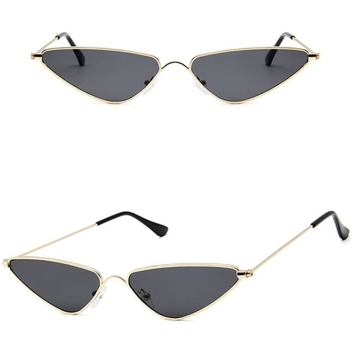 Lunette de soleil femme triangle 2025