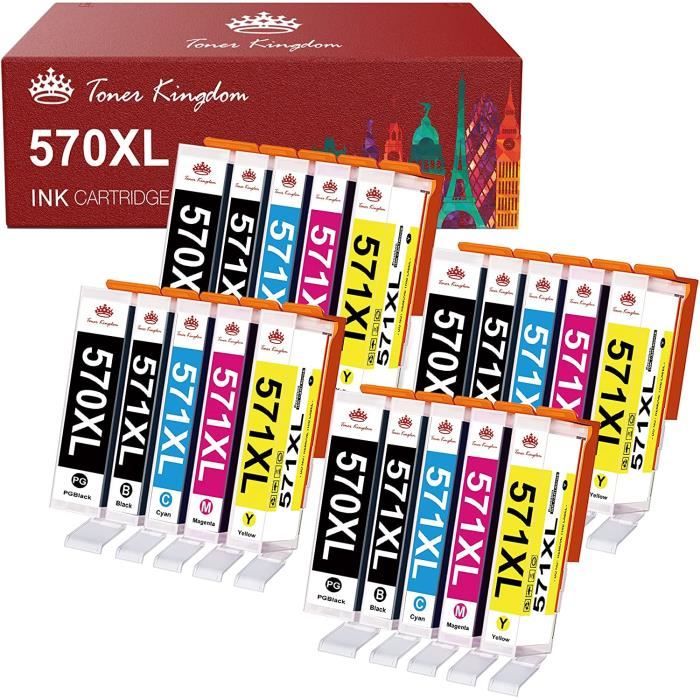 Kamo Cartridges for Canon PGI-570 CLI-571 XL Ink Cartridges
