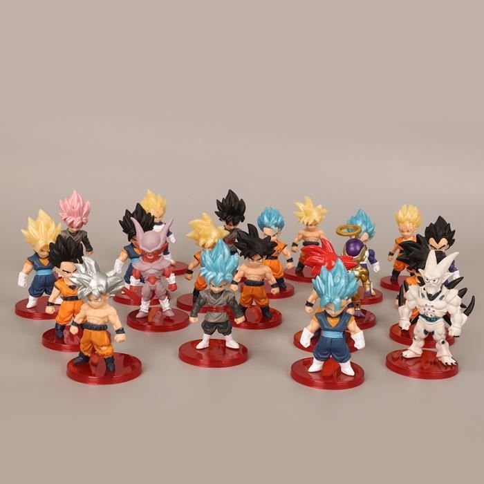 21 Pieces Dragon Ball Super Saiyan Dieu Figurine D Action Fils Goku Gohan Vegeta Vegetto Frieza Zamasu Ultra Instinct Modele Jouets Cdiscount Maison