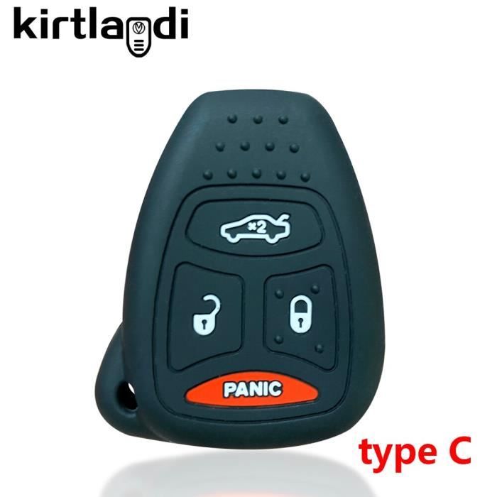 Clé Avec Bouton Panique Pour Chrysler PT Cruiser - Boîtier 4T Neuf - Garantie Incluse