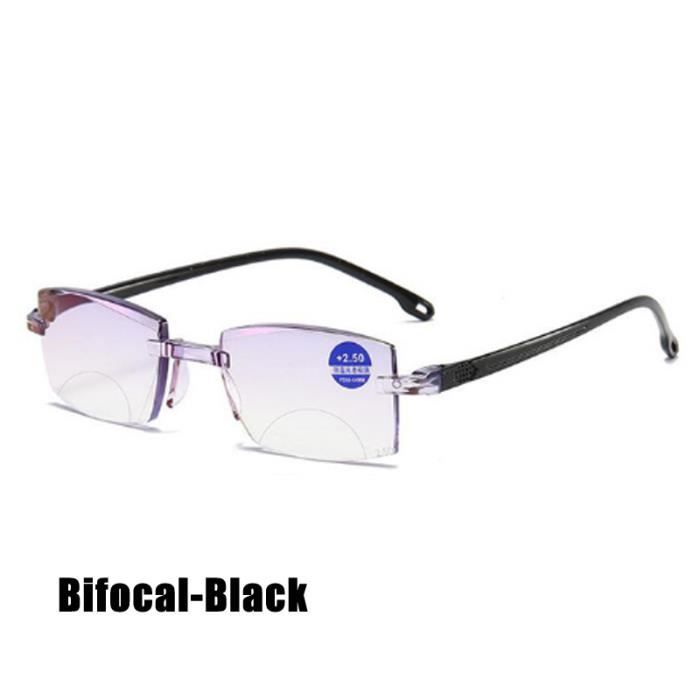 Noir bifocal Dioptrie 4 00 Lunettes de lecture bifocales pour