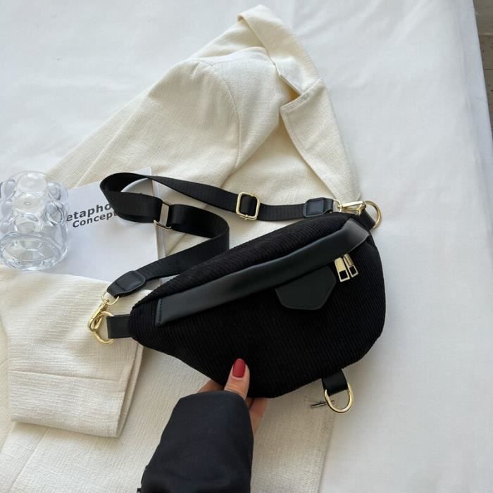 Sac en velour noir online