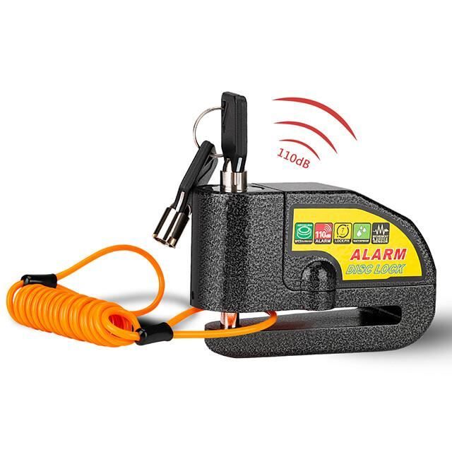 Mélanger 2 Pièces - Câble De Rappel De Sécurité Antivol Pour Moto, ULde