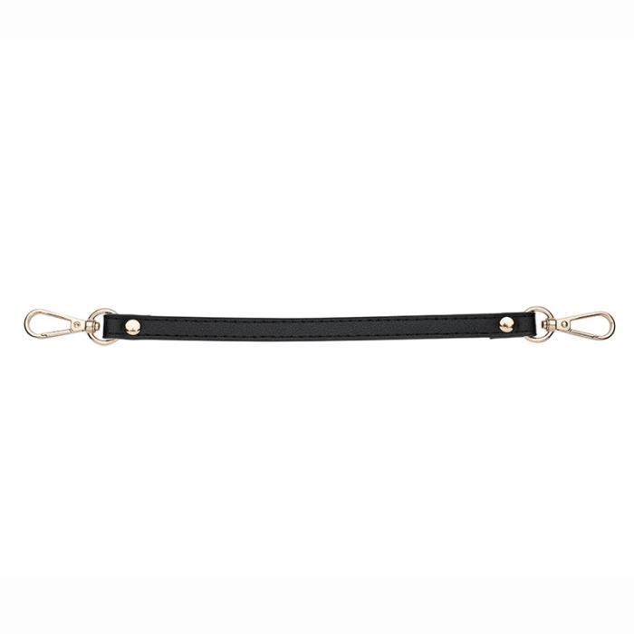 Bandoulière De Remplacement En Cuir PU Noir - 78cm X 3.8cm, Avec Mousquetons, Pour Sac à Main DIY