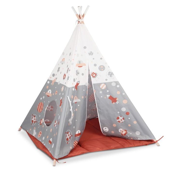 Tipi Tipi enfant COSMO TIPI tente de jeu en polyester avec fenêtre 3 ans univers 