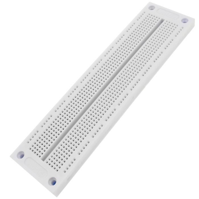 BeMatik Plaque D'Essais 830 Points ZY-201 – Idéale Pour Prototypage Électronique Et Breadboard