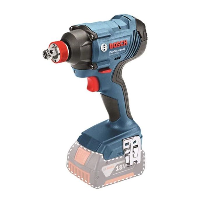 Visseuseclé à chocs sans fil 18V 180 Nm produit seul GDX 180 LI BOSCH 06019G5226 - vue 2