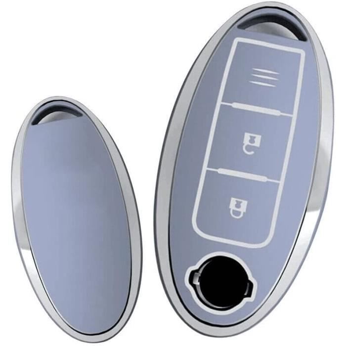 HIBEYO Custodia intelligente per chiave dell'auto, adatta per Nissan