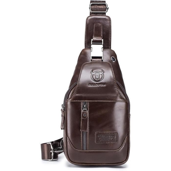 Sac Bandoulière Homme Cuir - La Casa Du Cuir