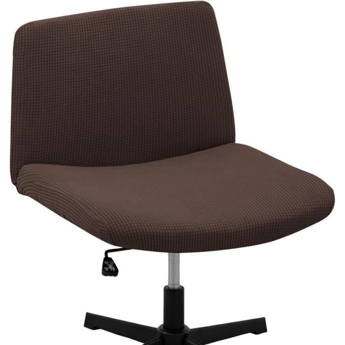 Housse De Chaise De Bureau, Extensible Housses De Chaise Rotatif Lavable Couverture De Chaise Housse De Fauteuil Pour Chaise De Bureau Rotatif Chaise Pivotante Accoudoirs Chaisenoirl 82866584