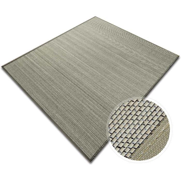 Tapis Bambou Naturel - Antidérapant Pour Salle De Bain & Cuisine