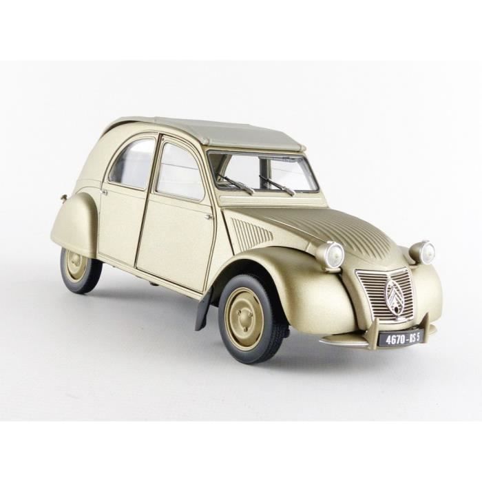 Voiture miniature Citroën 2CV A 1950 - Gris - Echelle 1/18ème