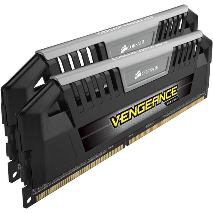 Corsair CMY16GX3M2A1600C9 Vengeance Pro Series 16GB 2x8GB DDR3 1600Mhz CL9 Memoire pour ordinateur de bureau performante av Cdiscount Informatique