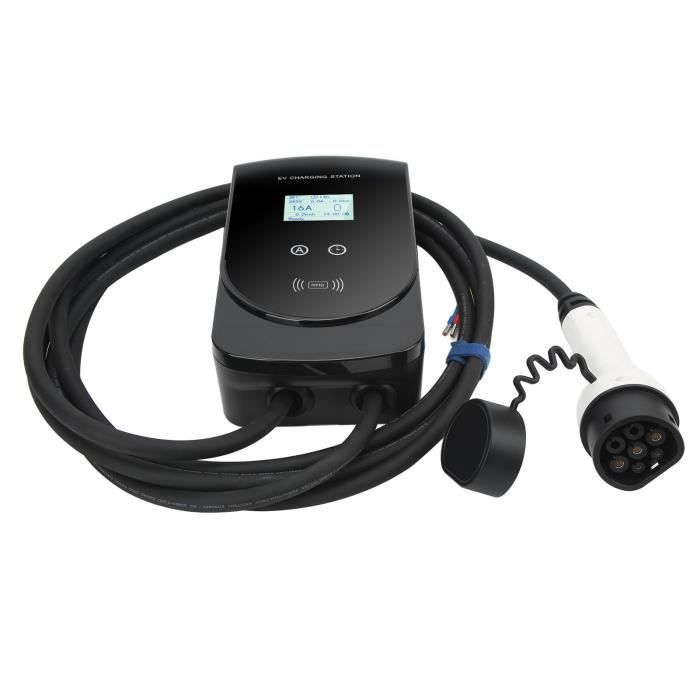 Adaptateur Test Station Charge VE Type 2 - Multimètre Compatible, LED, Pour Bornes Électriques