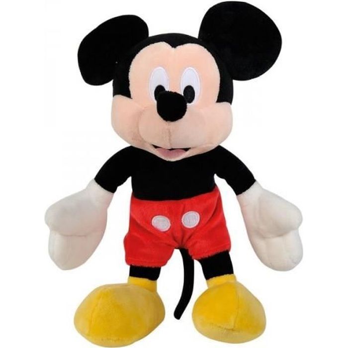 Peluche Disney Mickey 30 cm - Marque DISNEY - Type de Produit: Peluche -  Gamme: Plush - Utilisation: Intérieur - Cdiscount Jeux - Jouets