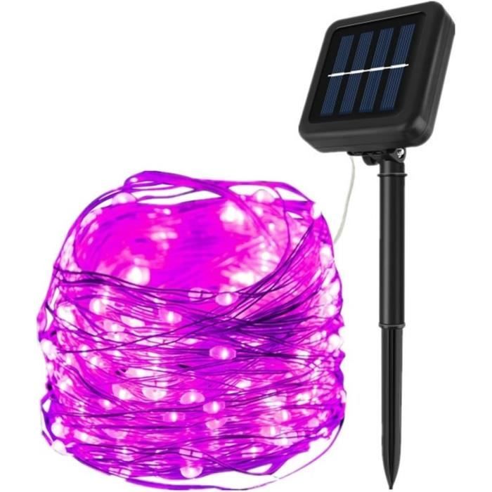 ZWOOS Guirlandes Lumineuses Solaires, 7m 50 LED Éclairage De Noël Avec