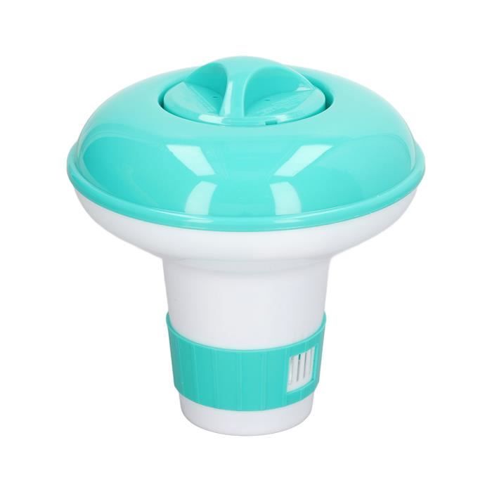 Distributeur Chlore Flottant CUQOO - Pour Piscine, Jacuzzi, Spas | Réglable, Pour Pastilles 20g