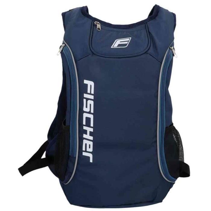 Sac à dos à clignotants - FISCHER - Bleu foncé - Télécommande sans fil - Bretelles réglables - Mixte