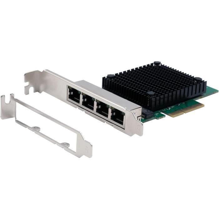 EXSYS EX-60114 Carte réseau PCIe 4 Ports 2.5Gigabit