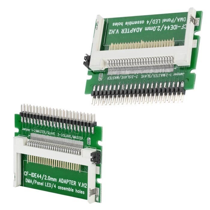Adaptateur CF Vers IDE 3,5" - Pour Lecteur Carte CompactFlash & Micro Drive - Installation Baie PC