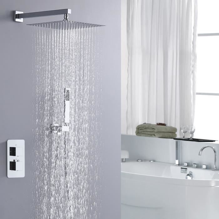 Norme Hauteur Mitigeur Baignoire Colonne De Douche Sans Mitigeur Robinet Ensemble De Douche Chrome
