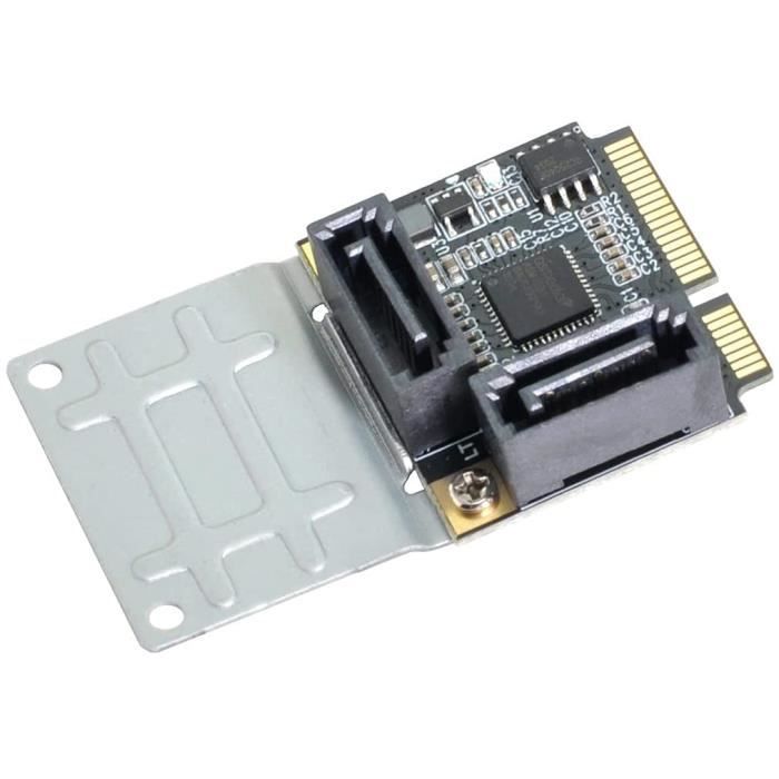 Bewinner Carte PCI-E Vers USB 3.0 - 2 Ports Internes 19 Broches | Adaptateur 5Gbps Pour PC Bureau Windows