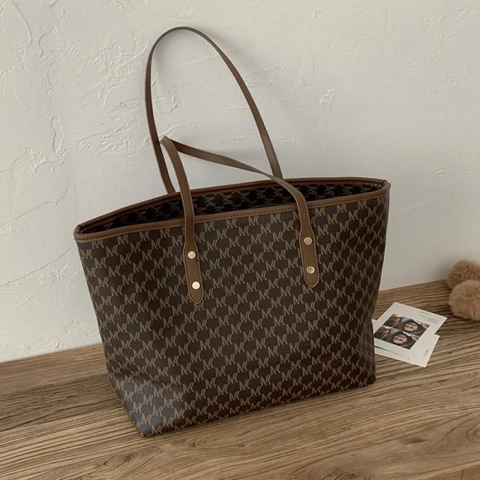 Sac Cabas Femmes Grand PU Cuir Sac de Cours Sac Ordinateur