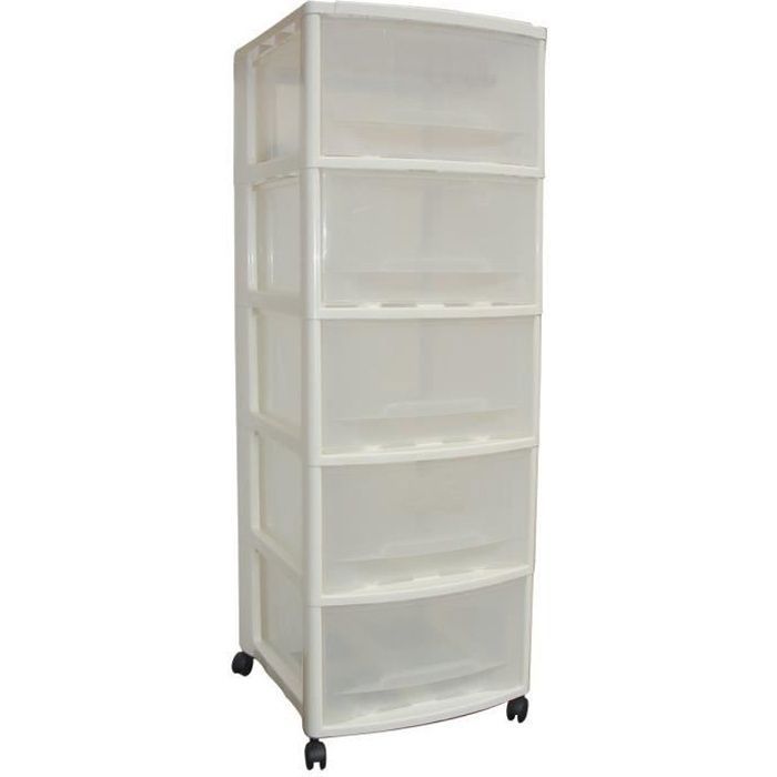 tour de rangement plastique action cdiscount