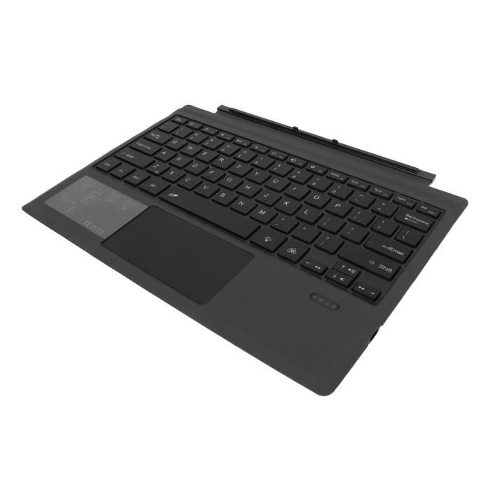 Clavier – MOTHINESSTO – Surface Pro Type Cover – Sans fil – Rétroéclairé – 7 couleurs