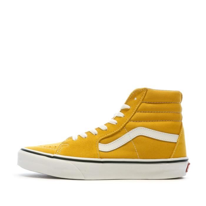 Baskets Montantes VANS Moutarde Mixte NF3X Tige Textile