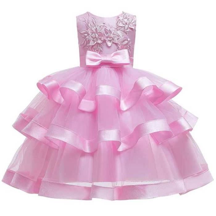 robe rose fille