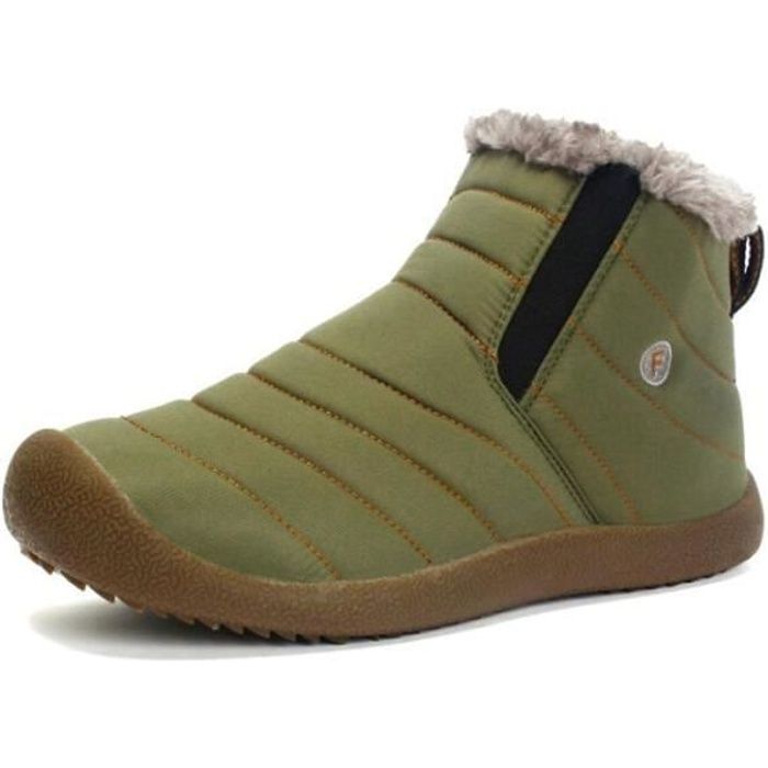 Bottes De Neige Unisexes Pour Hommes, Chaussures Décontractées Pieds Nus, Chaussures De Travail En Plein Air, Fourrure Chaude Pour Dames, Chaussures De Rinçage Pour Hommes, Hiver 2023