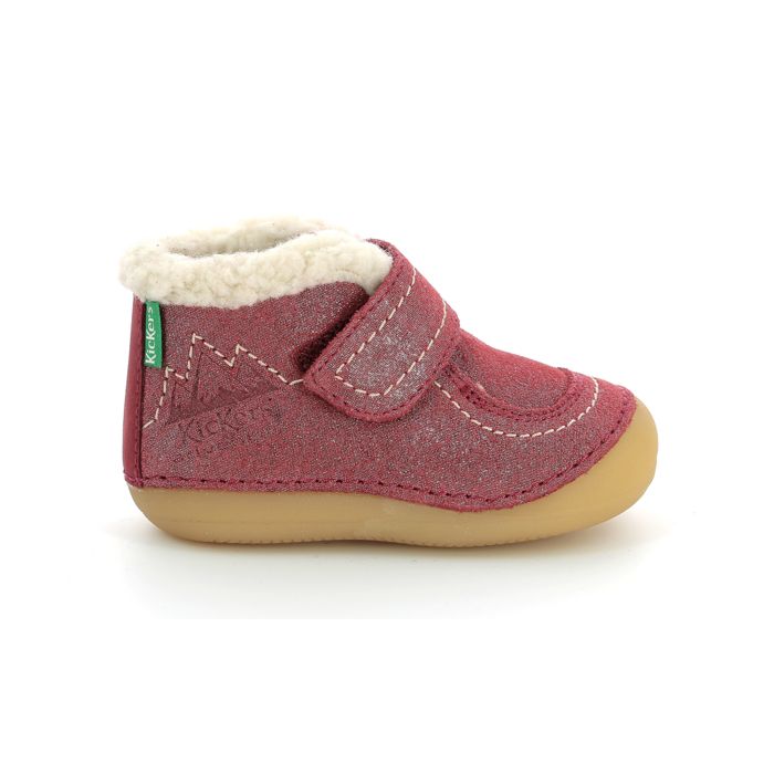 Chaussures Bébé Kickers Somoons - Premiers Pas Glitter Rose