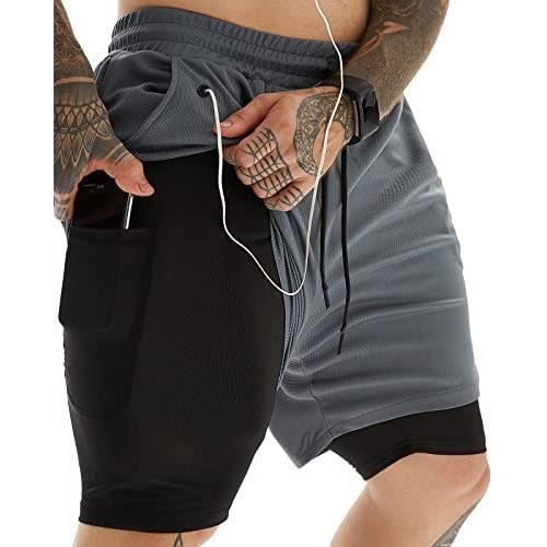 Short de sport homme avec poche sales