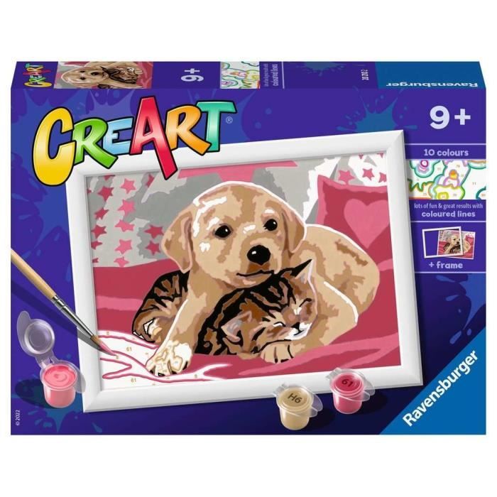 Kit Peinture Par Numéros Miraculous Ravensburger - Loisir Créatif Enfants 7 Ans Et Plus