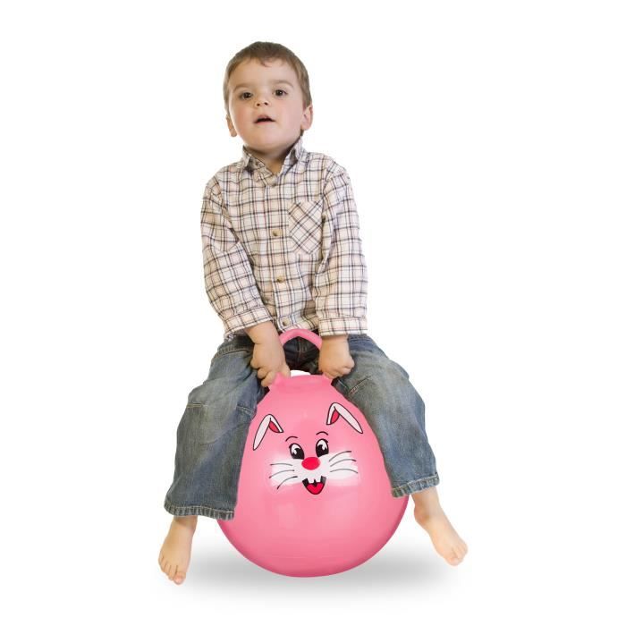 Ballon sauteur pour enfants - RELAXDAYS - Rose - Jouet pour enfants - A  partir de 3 ans