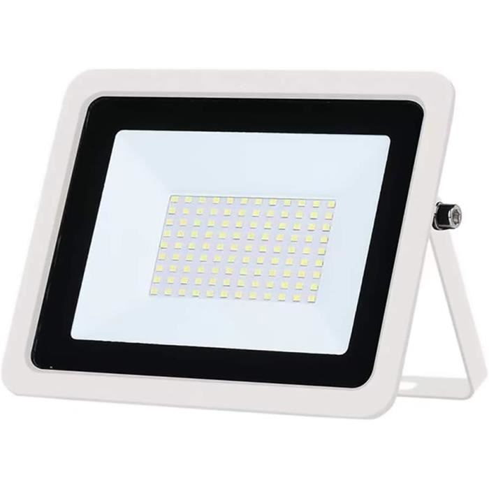 Projecteur LED 100W Blanc Froid IP65 Étanche Pour Éclairage Extérieur