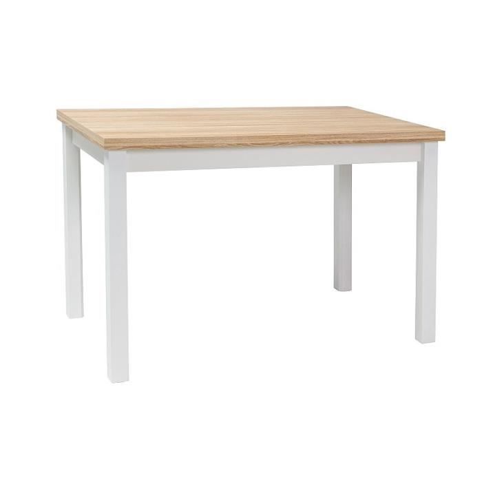 signal table chêne adam / blanc mat 100x60 - 5901477277979