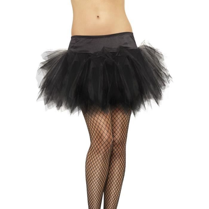 Tutu noir on sale femme halloween