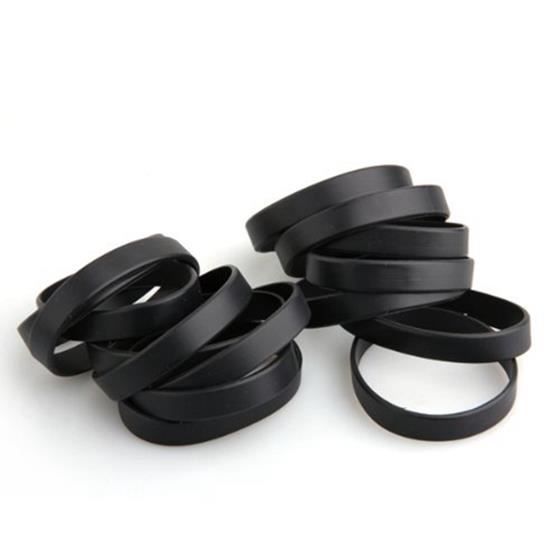 Bracelet en 2025 caoutchouc noir