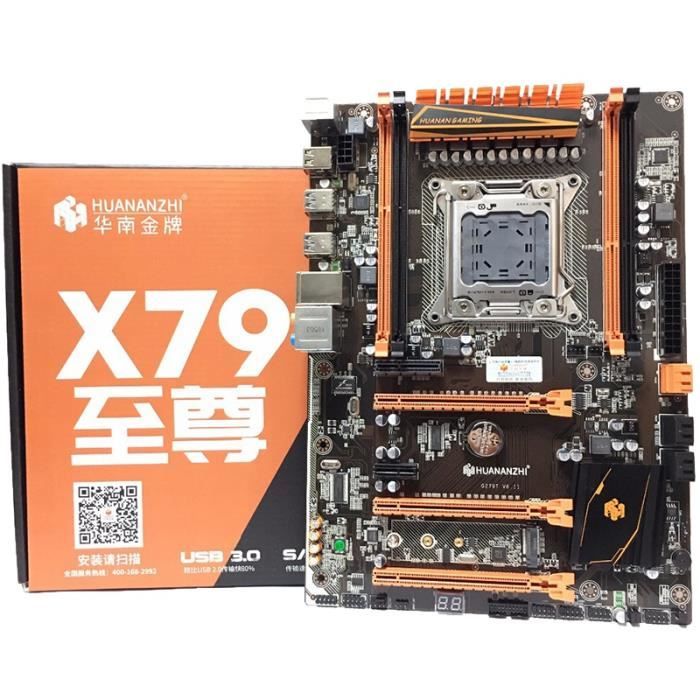 HUANANZHI Deluxe X79 2011 DDR3 PC Ordinateurs de Bureau Cartes MèRes Ordinateur Ordinateur Cartes MèRes 3XPCI-e X16 7.1 Feux - Sodial