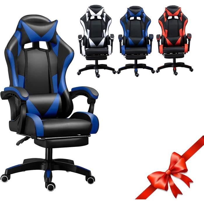 Gaming Chair Homall With Footrest Ergonomic Office Chair (Black