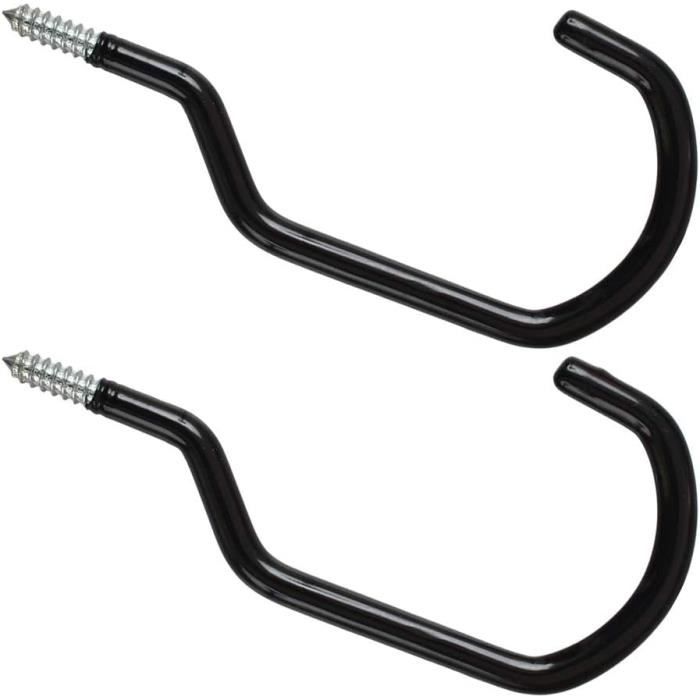 2 Crochets Muralux Pour Roues De Vélo – Support Gain De Place, Installation Facile, Rembourrage Anti-Rayures