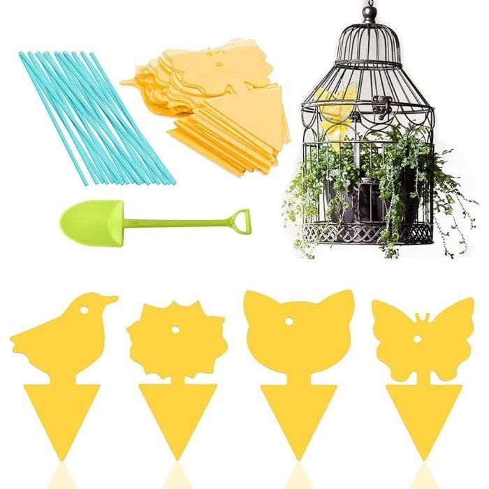 10 Pièges à Puces Autocollants Ronds - Recharge Pour Maison Et Animaux